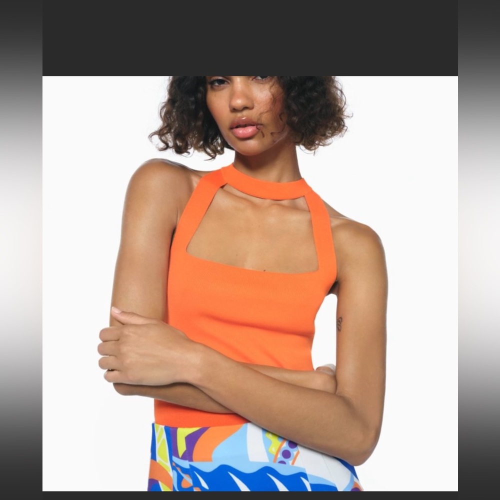 Zara Orange Top